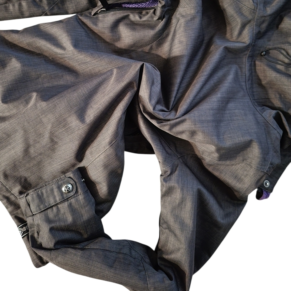 Burton Dryride Gray Jacket with Hood - Picture 7 of 10